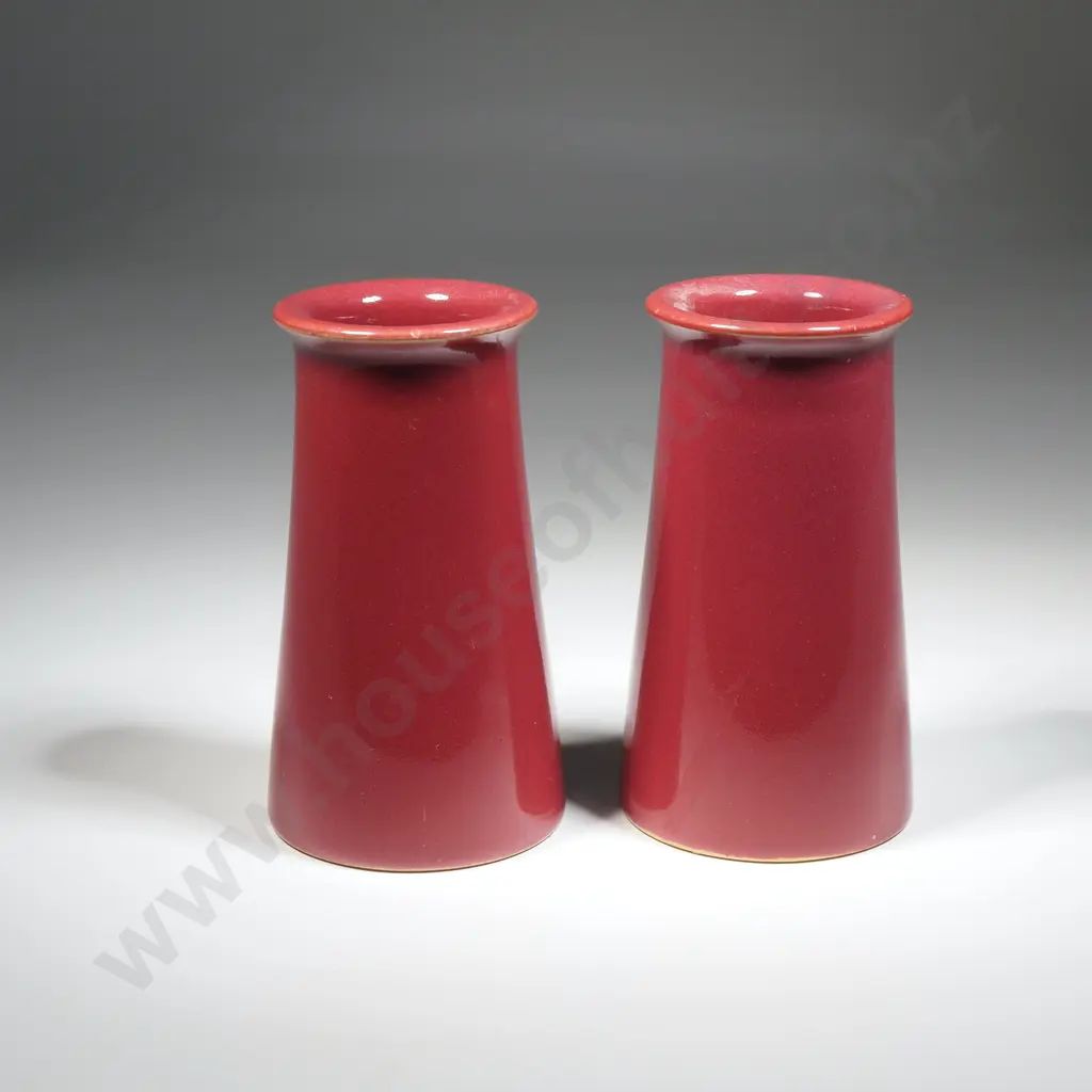 Pair of Antique Minson Christchurch Retailed English Vases  Image 1++