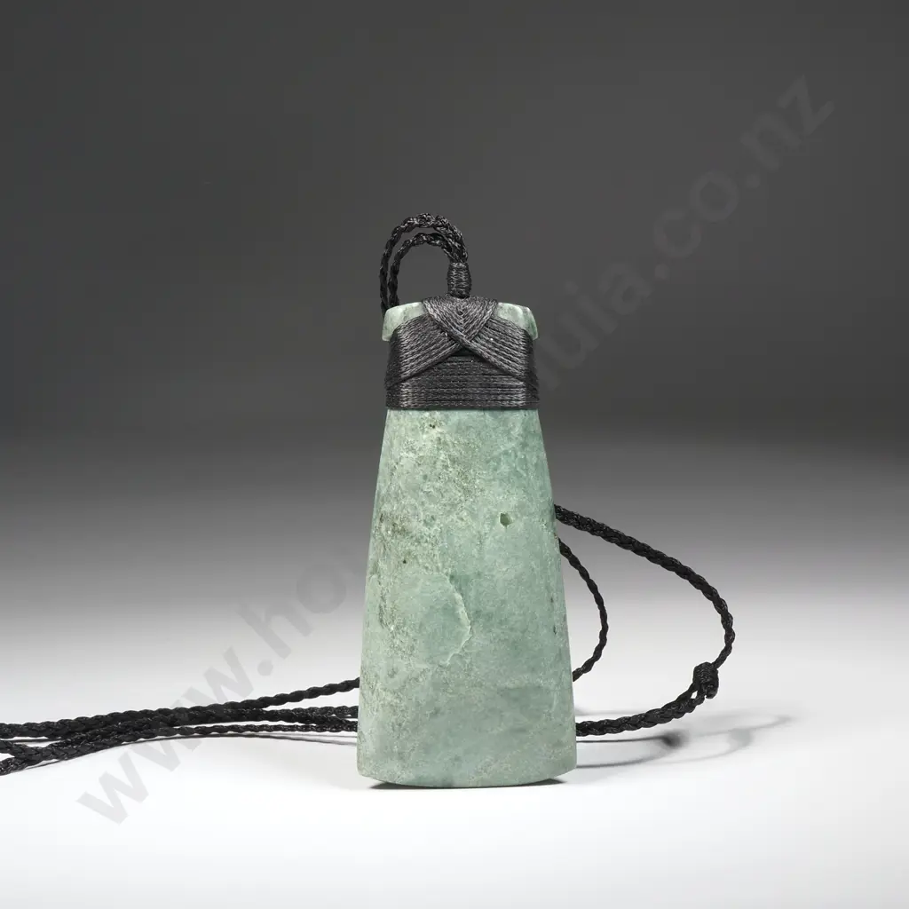 Pounamu Toki On Plaited Cord Image 1++