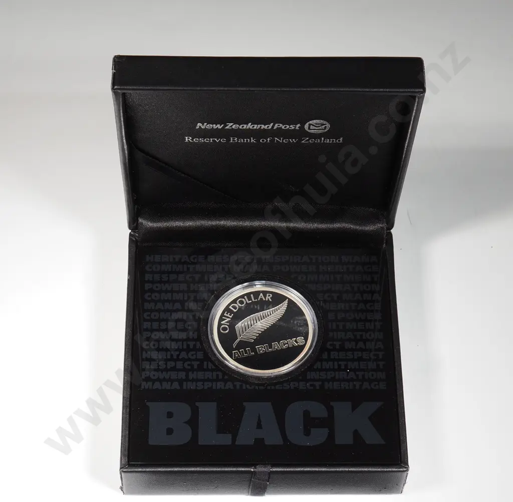 2011 All Blacks Silver Fern One Ounce Proof Coin  Image 1++