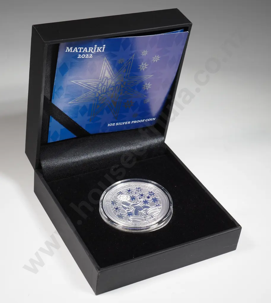 2022 Matariki Silver Ounce Proof Coin Image 1++