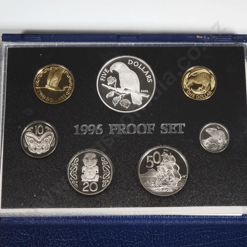 1998 New Zealand Proof Coin Set  Image 1++