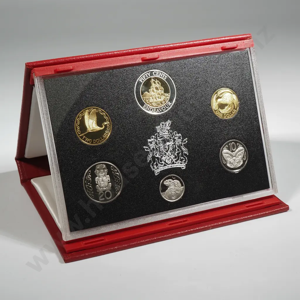 1994 New Zealand Proof Coin Set Image 1++