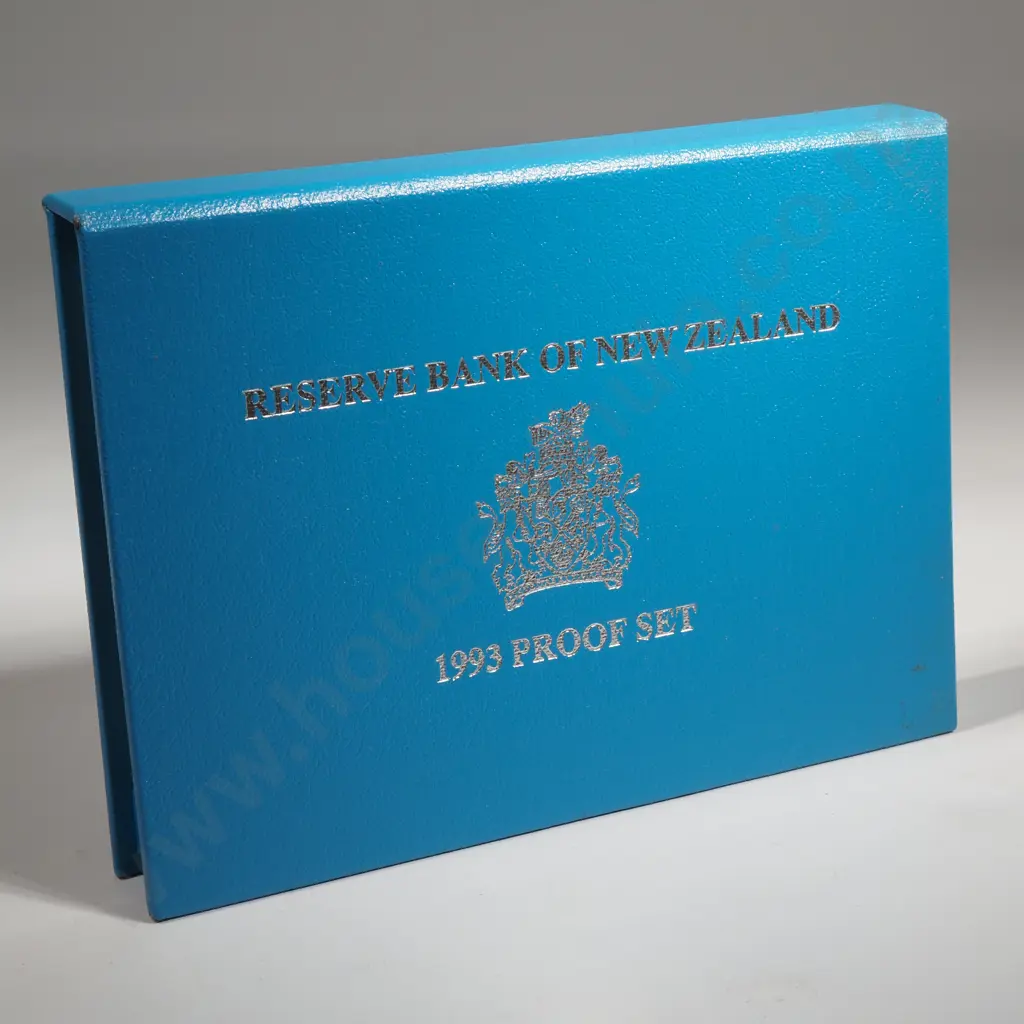 1993 New Zealand Proof Coin Set  Image 1++
