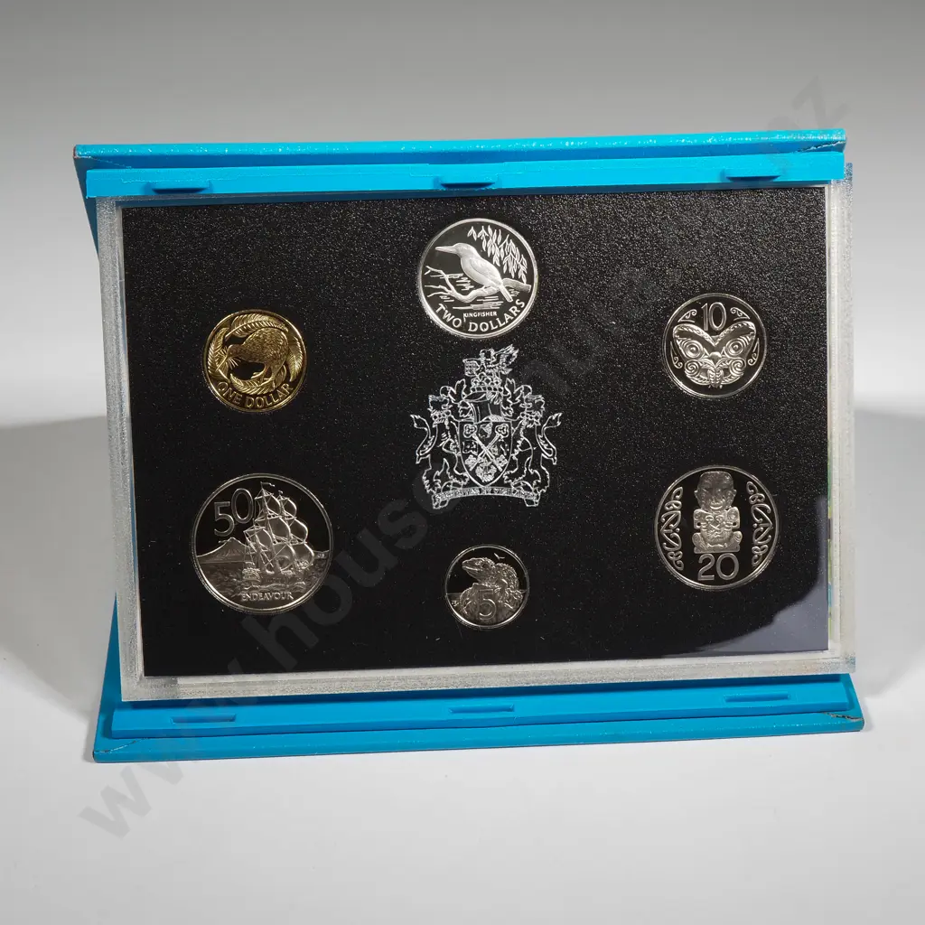 1993 New Zealand Proof Coin Set  Image 1++