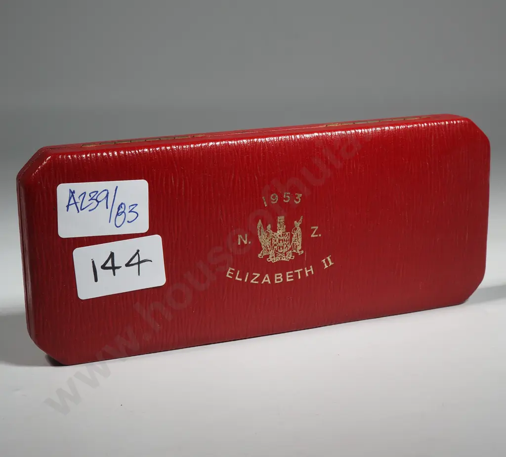 New Zealand 1953 Proof Set: CV $300 Image 1++