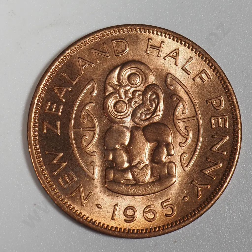 30 New Zealand 1965 BUNC Half Penny Coins - Total CV $120 Image 1++