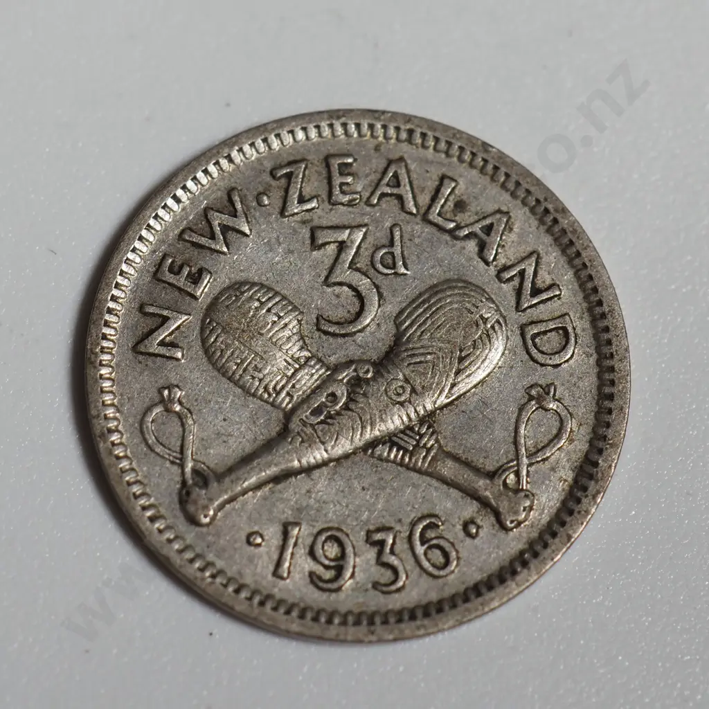 50% Silver New Zealand Threepence King George V Head Coins -21.4 Grams  Image 1++