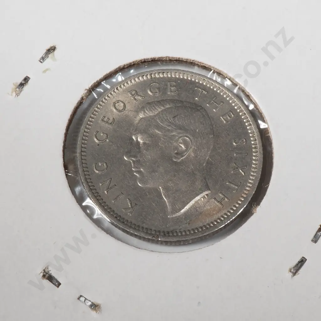 1948 New Zealand AUNC Sixpence  Image 1++
