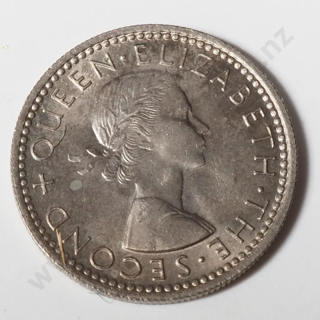 Broken Bank Roll of 1964 Sixpence - UNC  Image 1++