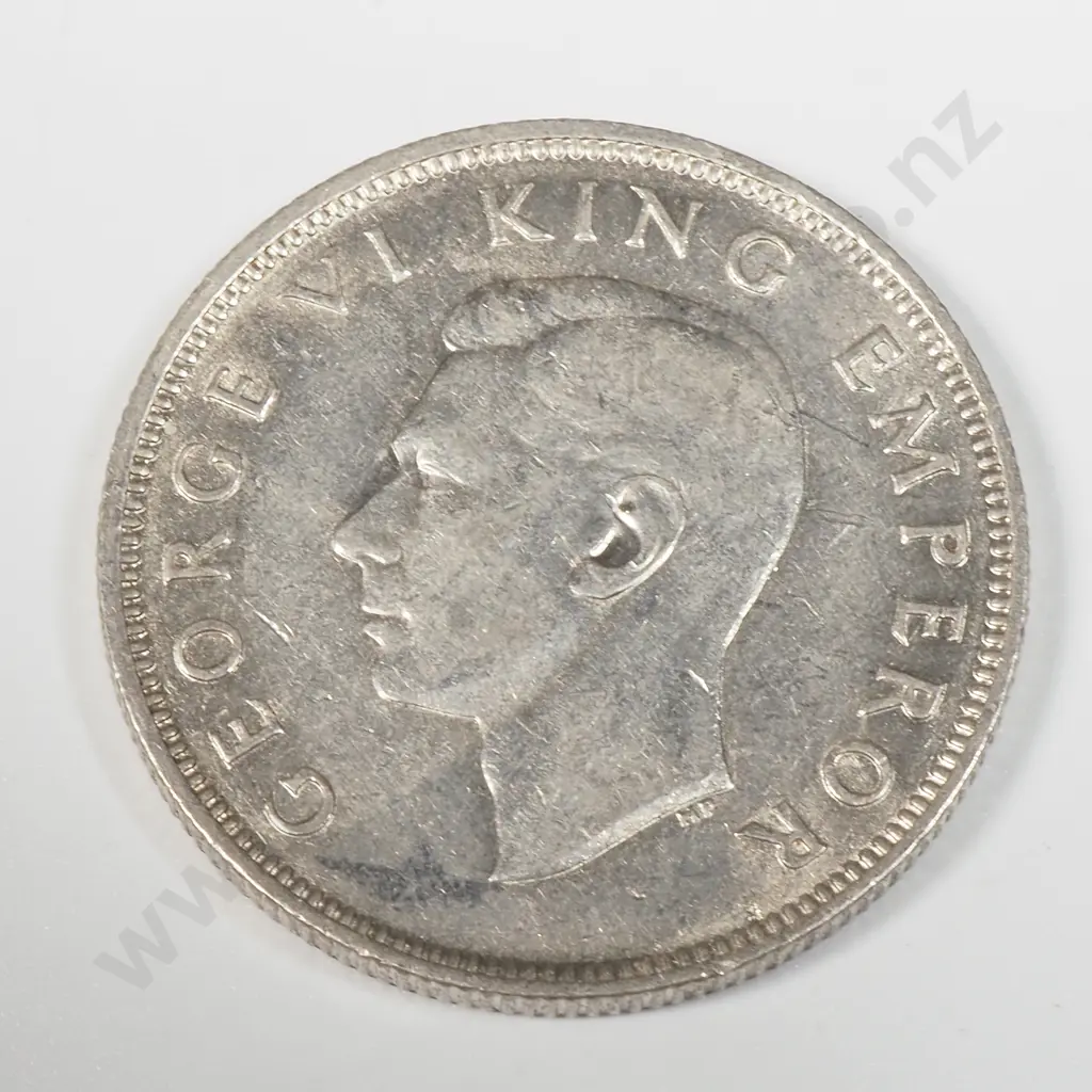 1943 New Zealand Florin - Better Grade  Image 1++