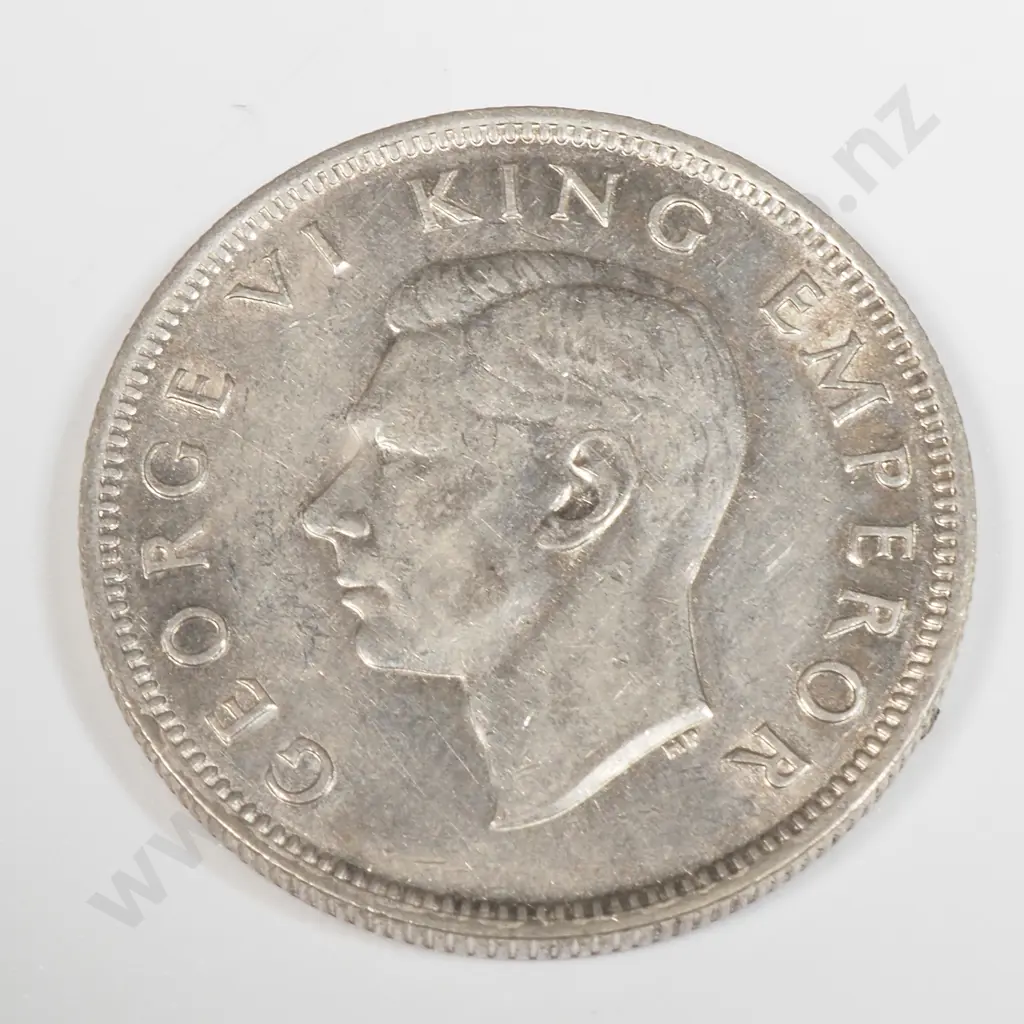 1943 New Zealand Florin - Better Grade  Image 1++