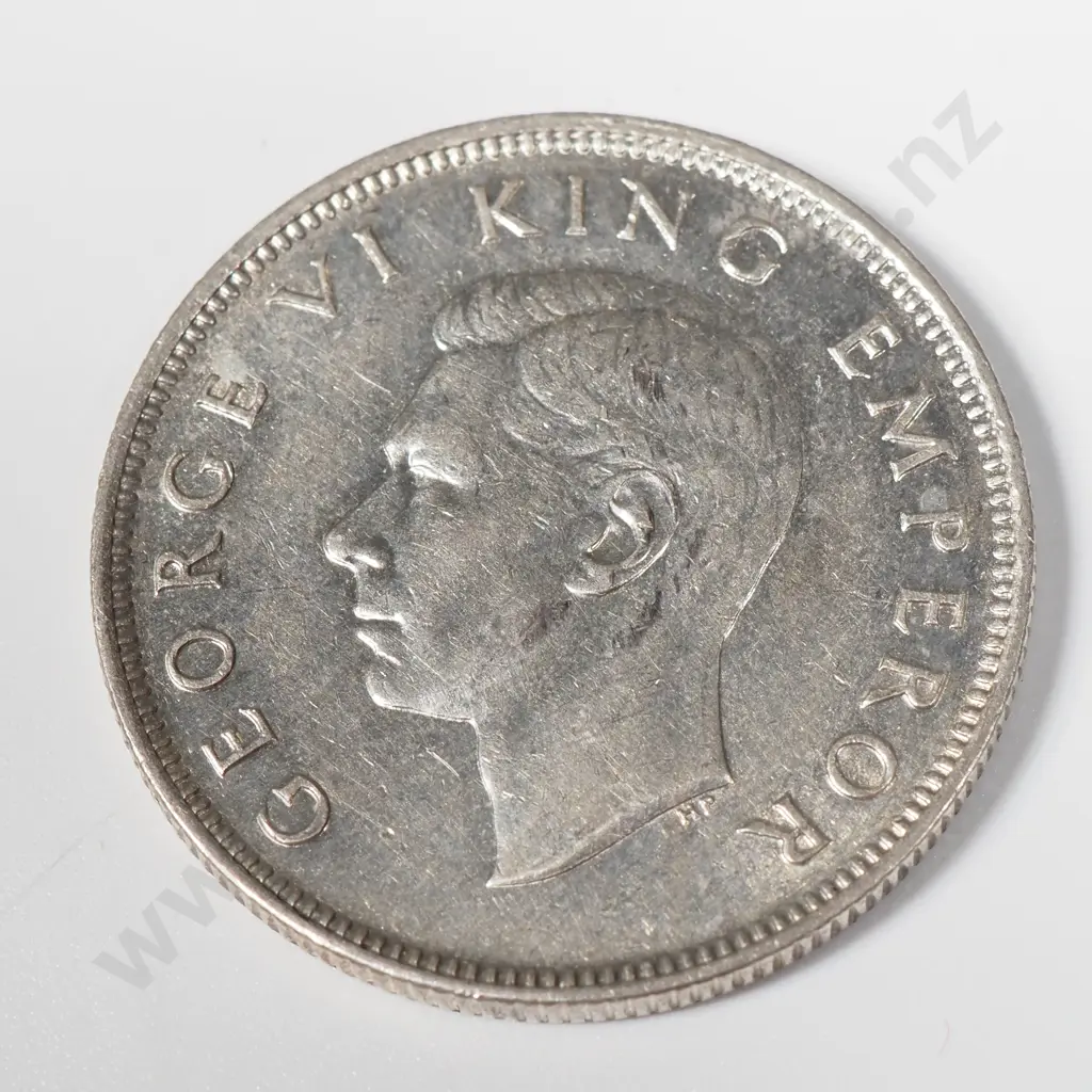 1943 New Zealand Florin - Better Grade  Image 1++