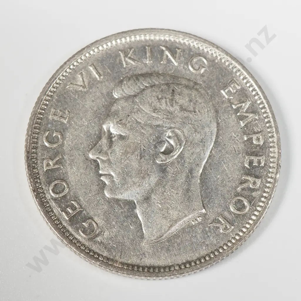 1943 New Zealand Florin - Better Grade  Image 1++