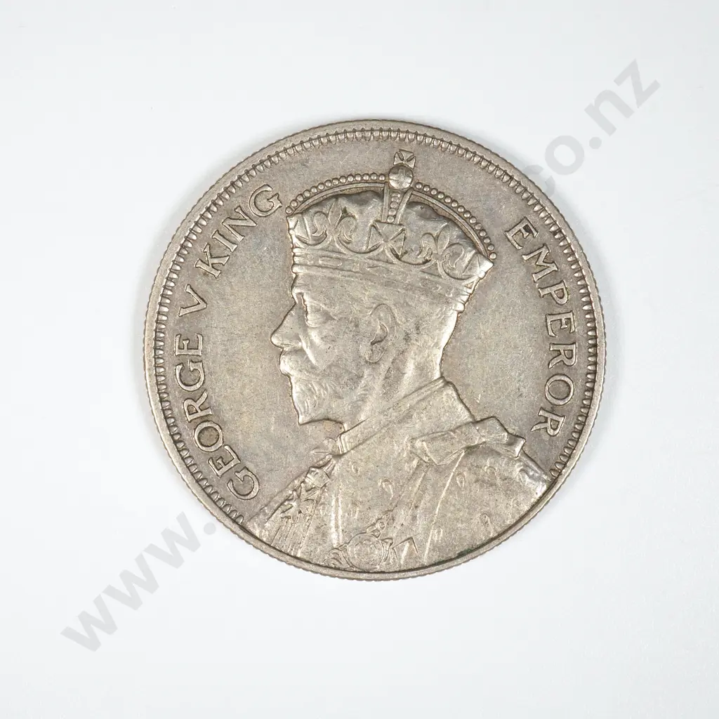 1934 New Zealand Half Crown - Better Grade  Image 1++