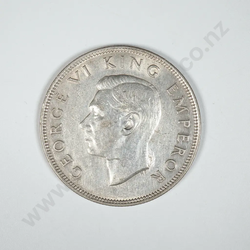 1946 New Zealand Half Crown - Better Grade  Image 1++