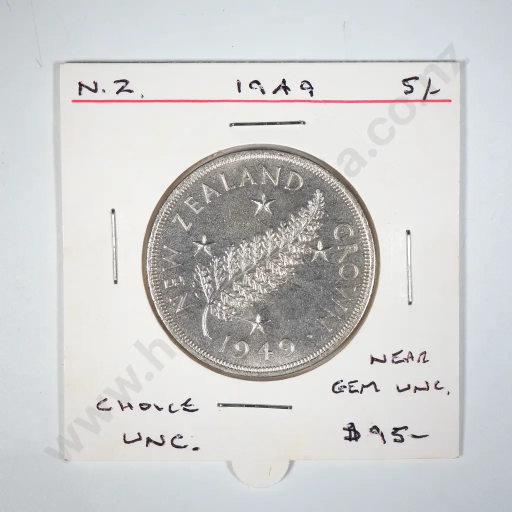 1949 New Zealand Crown - High Grade  Image 1++