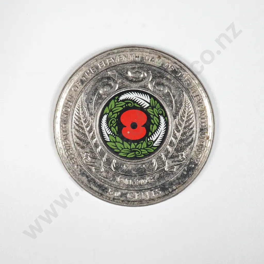 97 X 2018 Armistice 50 Cent Coins - EF to UNC  Image 1++