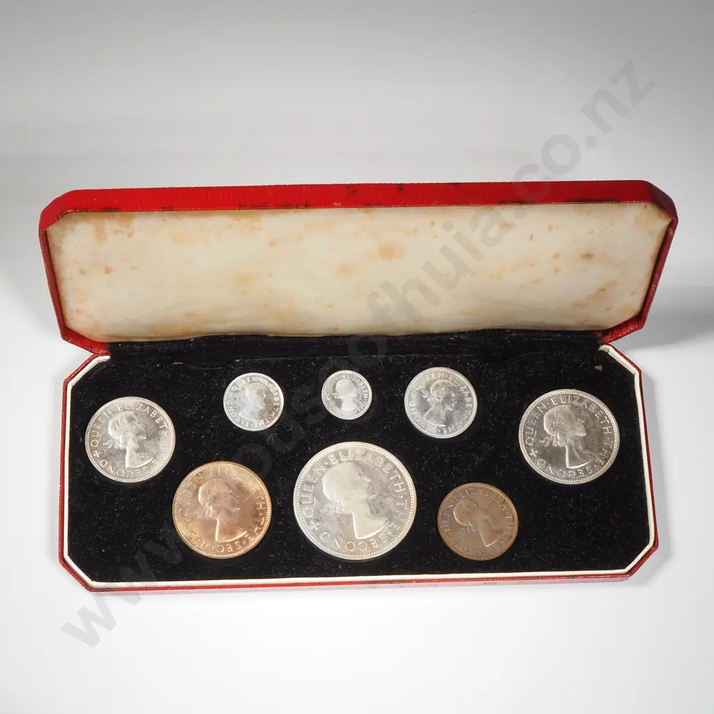 New Zealand 1953 Proof Set: CV $300 Image 1++