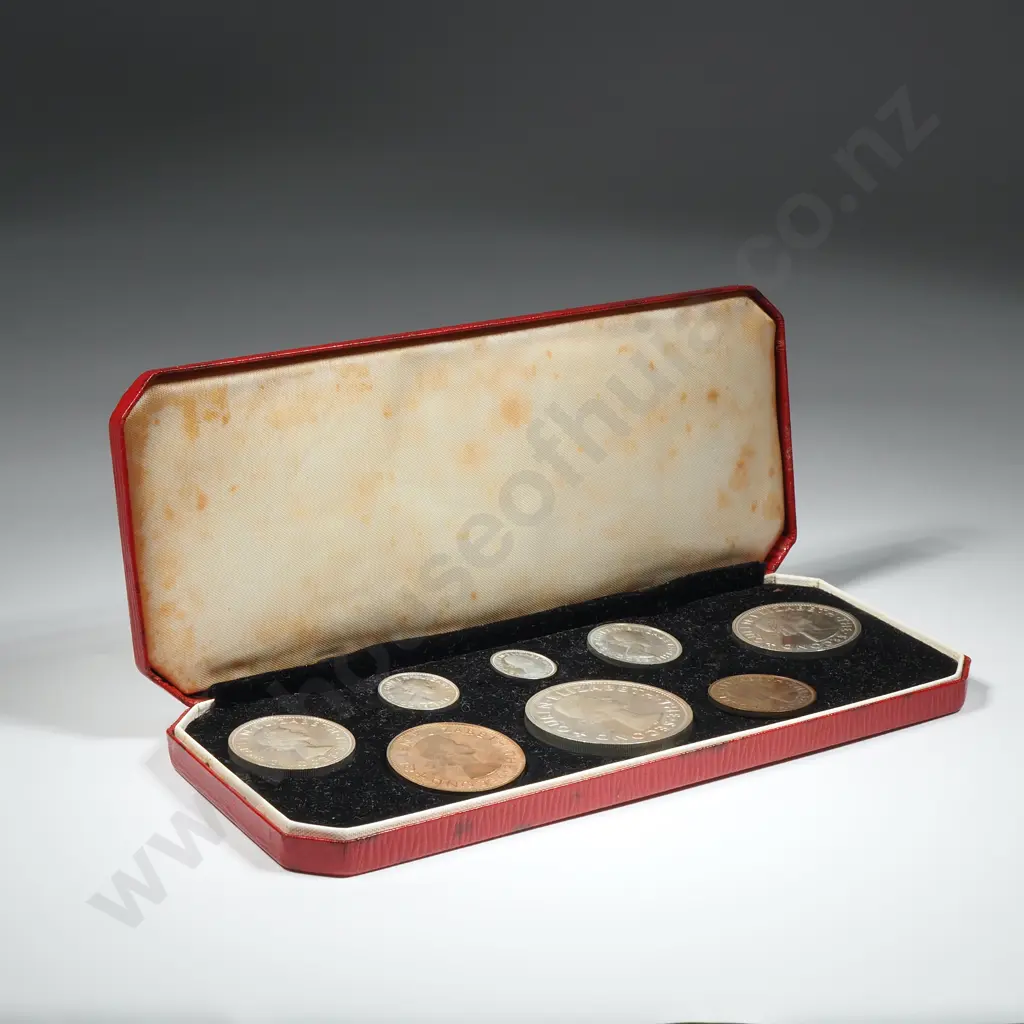 New Zealand 1953 Proof Set: CV $300 Image 1++