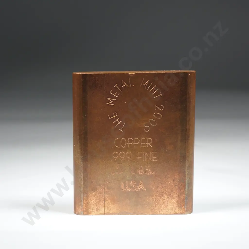 2009 The Metal Mint Copper Half Pound Ingot  Image 1++