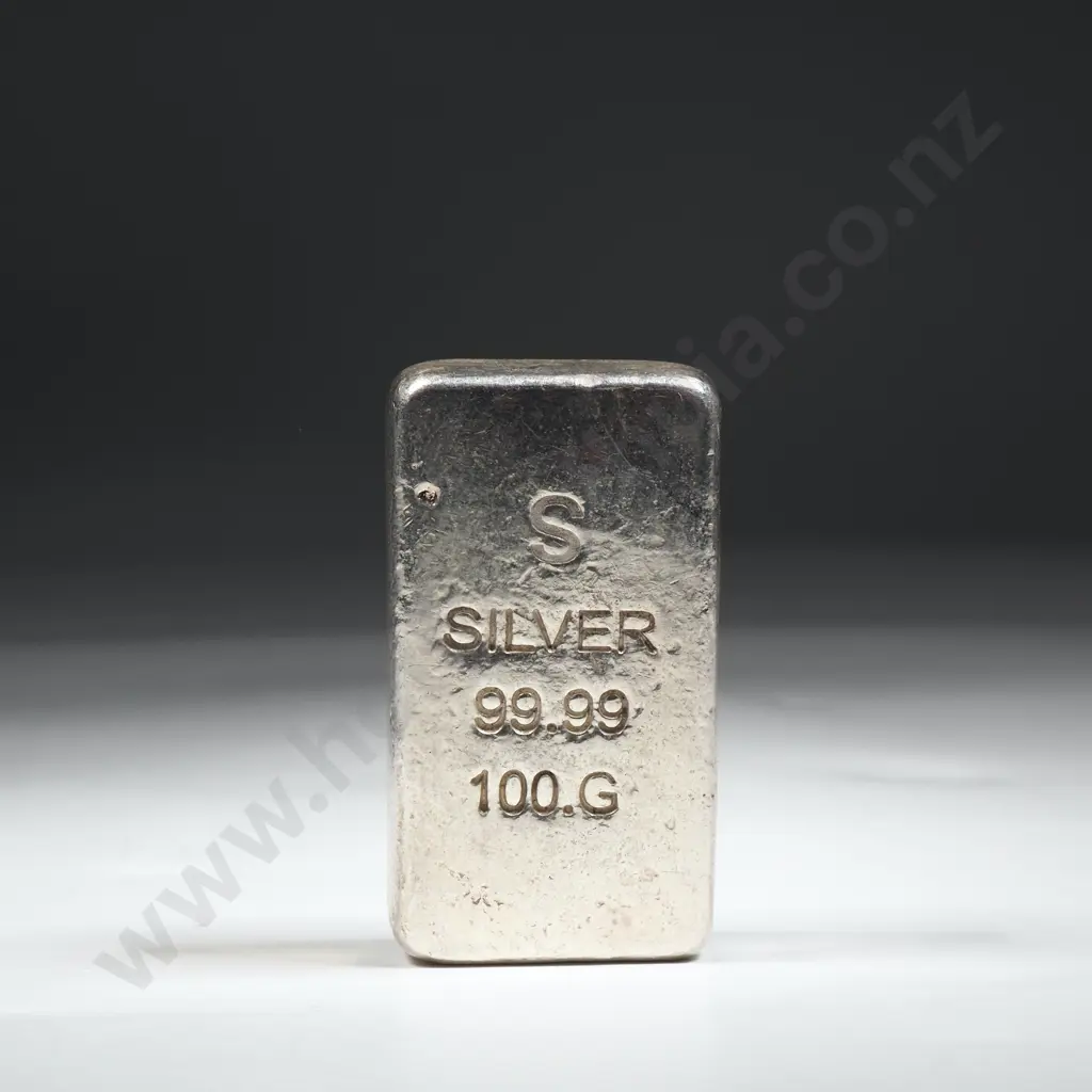 100 Gram Silver S Bar  Image 1++