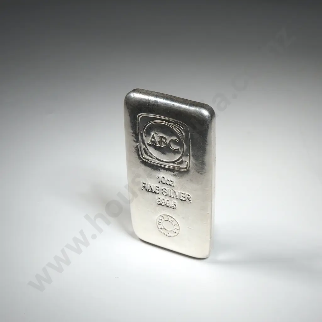 10 Ounce Silver ABC Bar  Image 1++