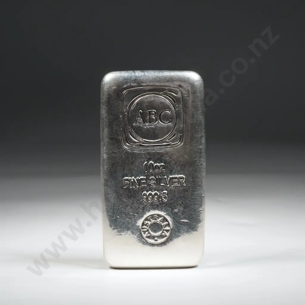10 Ounce Silver ABC Bar  Image 1++