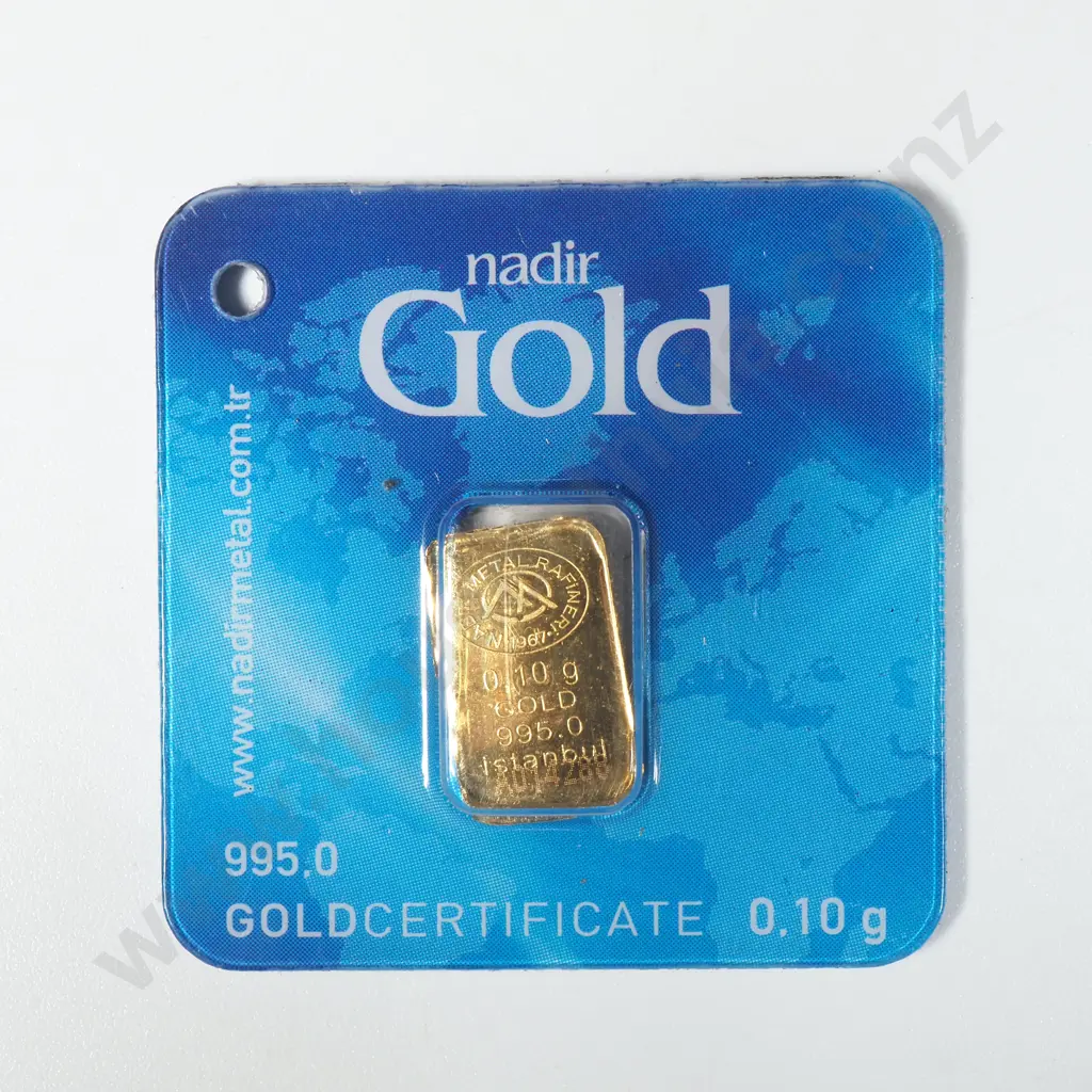 Nadir Gold Bar 0.1 Gram  Image 1++