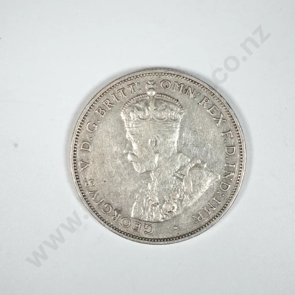 1936 Australia One Florin Coin  Image 1++
