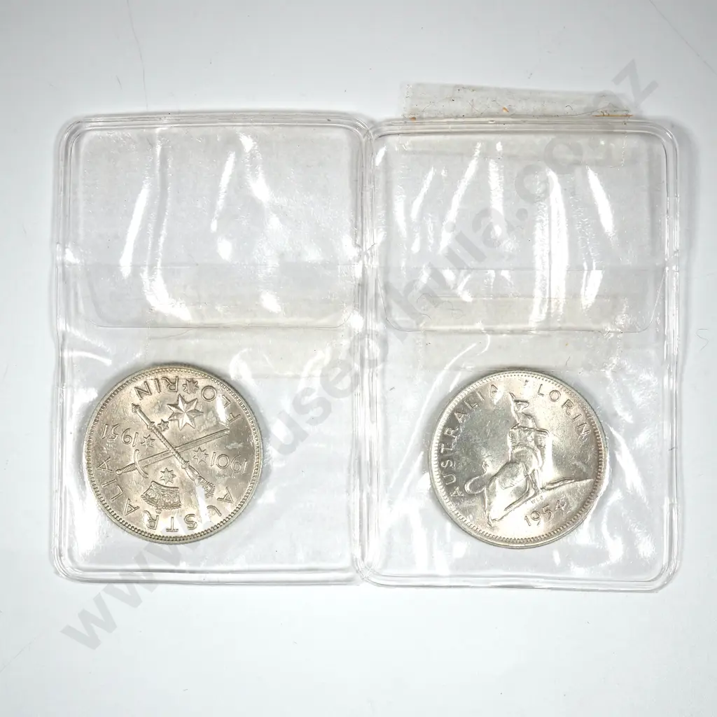 Two Australia Florins in Better Grades  Image 1++