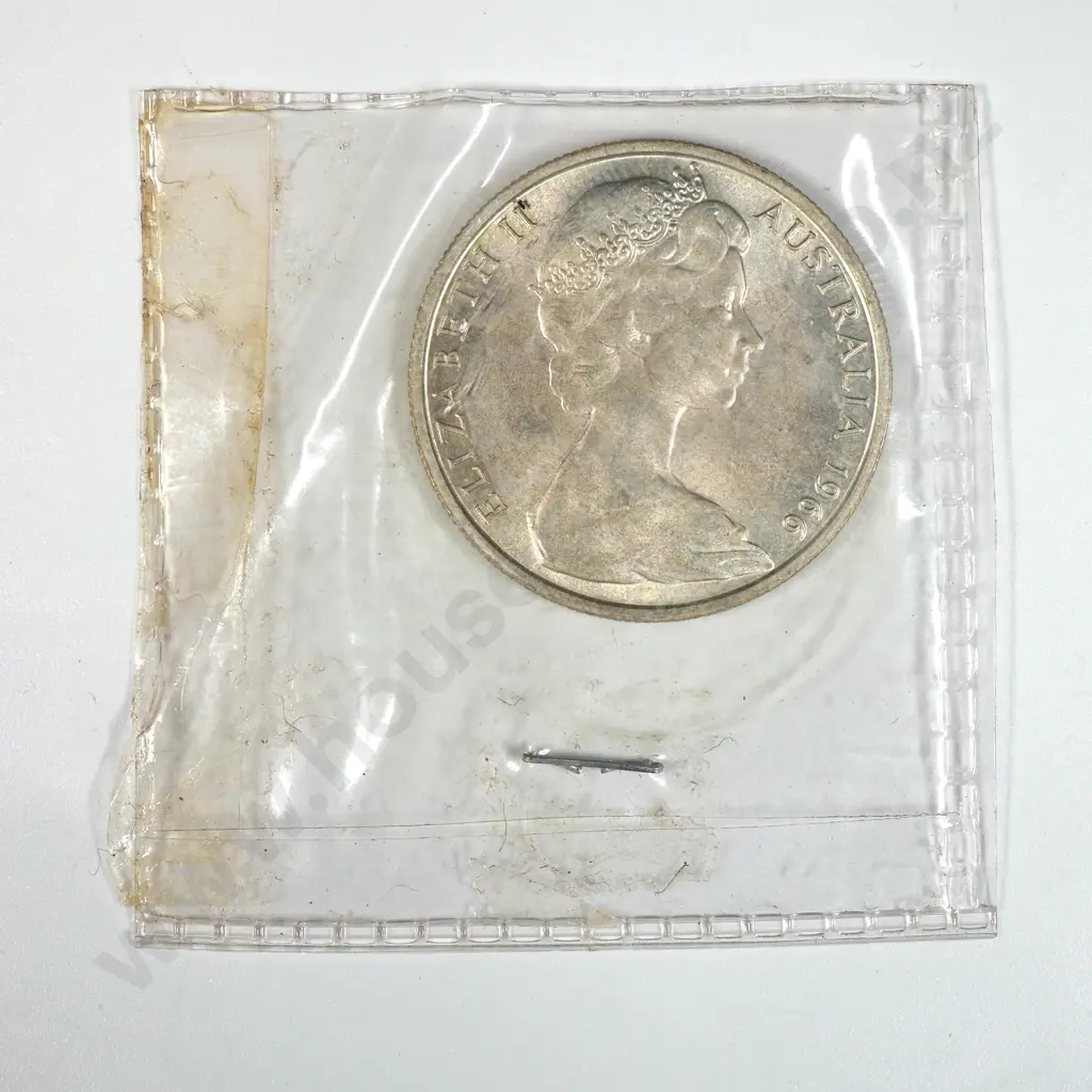 1966 Australia 50 Cent Coin  Image 1++