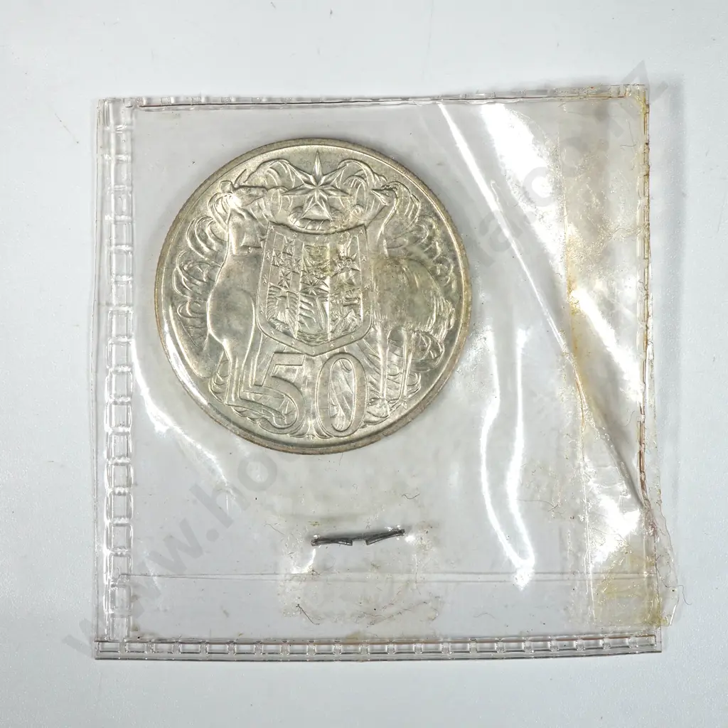 1966 Australia 50 Cent Coin  Image 1++