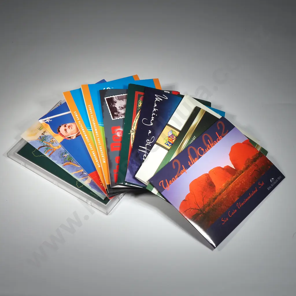 10 Australian UNC Coin Sets & One Pre Decimal Set  Image 1++