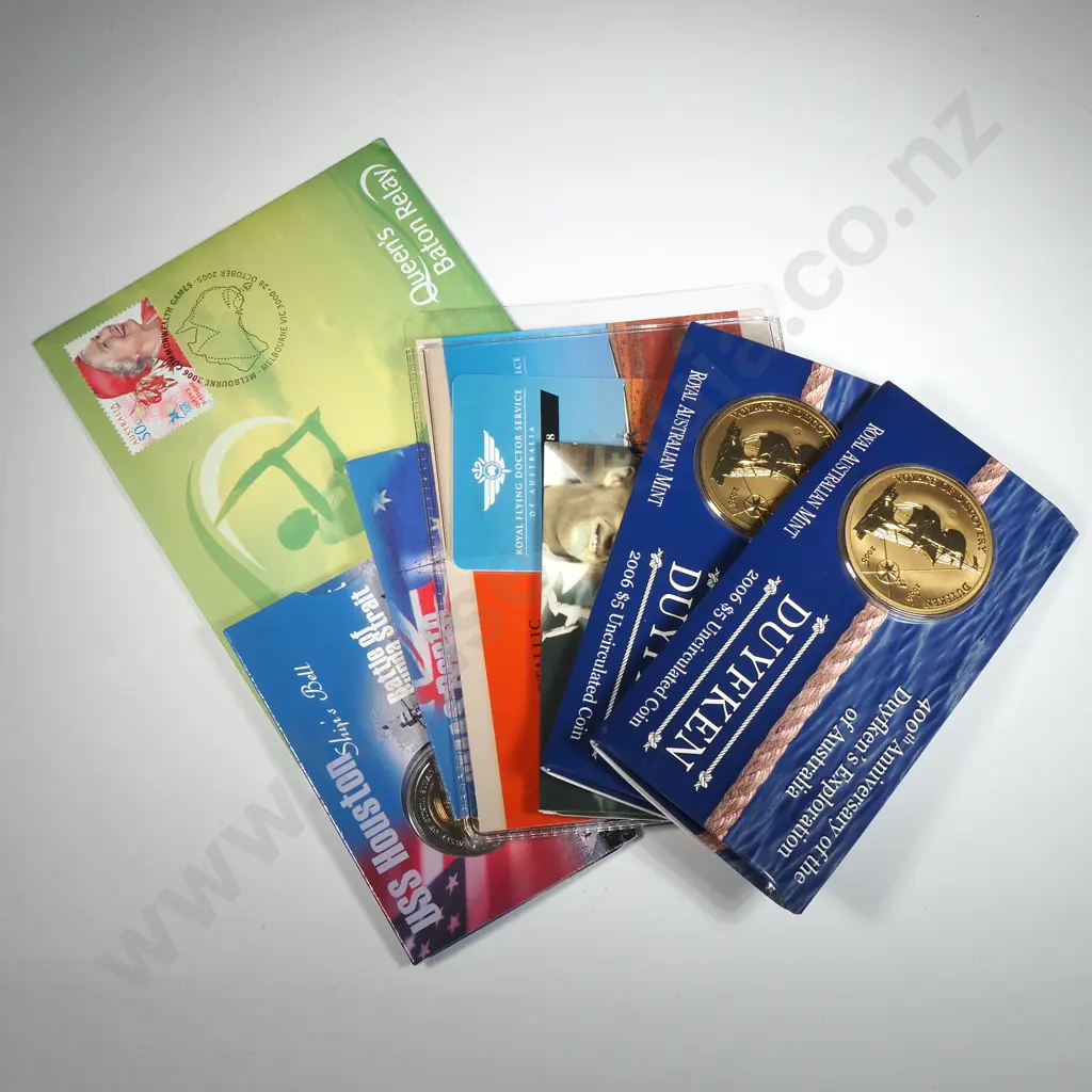 Seven Australian $5 Commemorative UNC Coin Sets  Image 1++