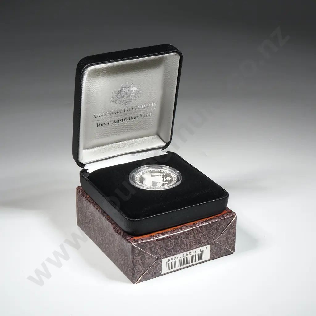 One Dollar Australian Cased Proof Coin - 11.66 Grams Pure Silver  Image 1++