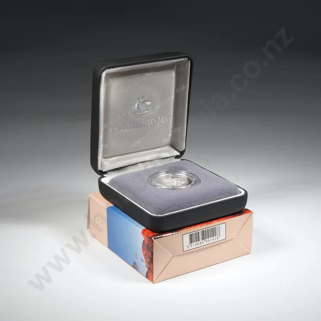 One Dollar Australian Cased Proof Coin - 11.66 Grams Pure Silver  Image 1++