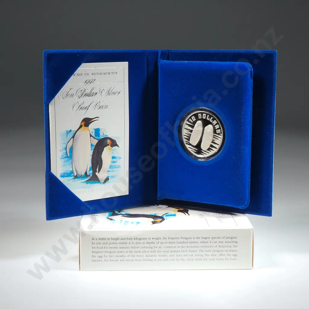 1992 Australia Ten Dollar Silver Proof Coin - 20 Grams of Sterling Silver  Image 1++