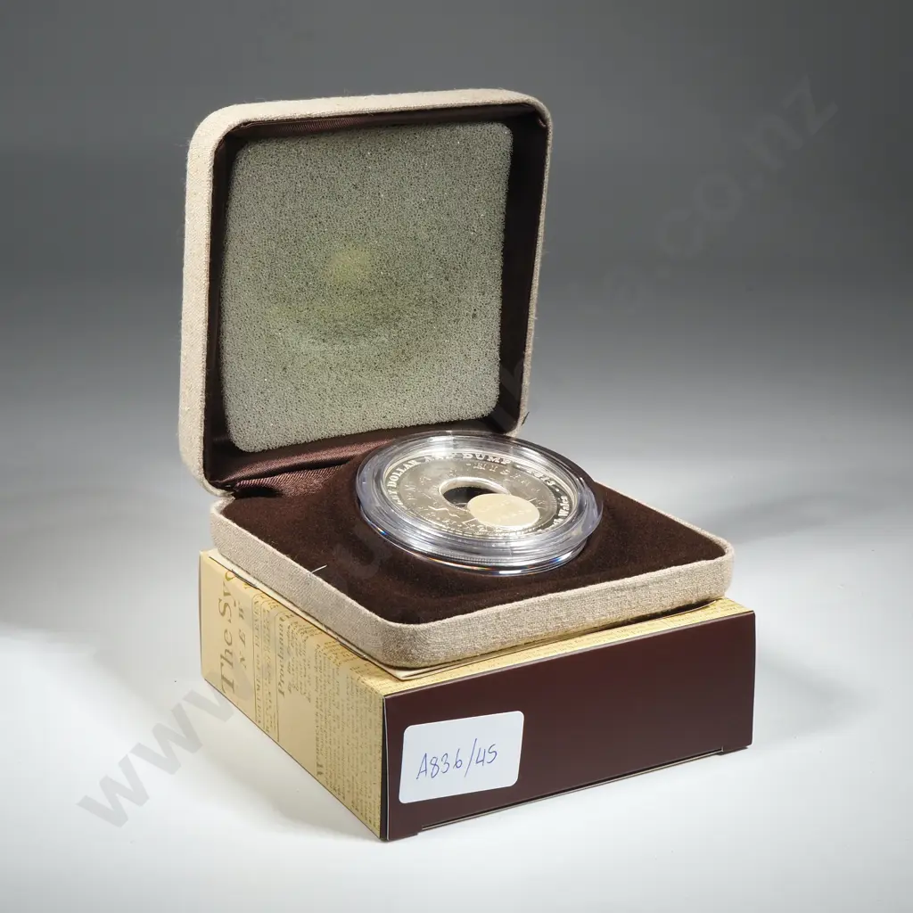 2003 Holey Dollar and Dump Coin 54.3 Grams .999 Silver  Image 1++