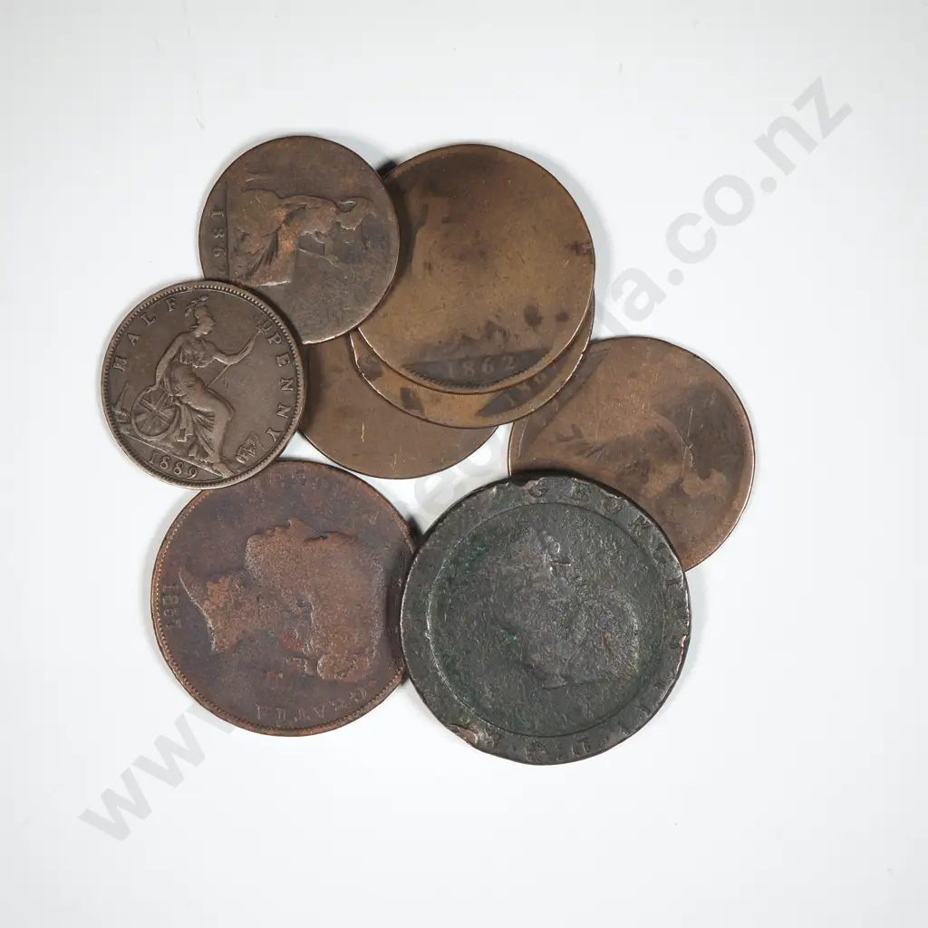 Assorted Copper Coinage incl Cartwheel Penny  Image 1++