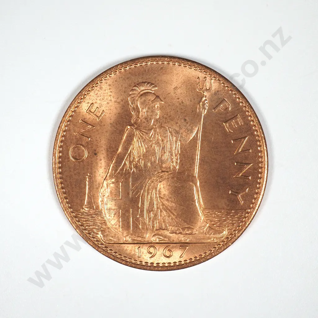 SIX UNC UK Pennies Image 1++