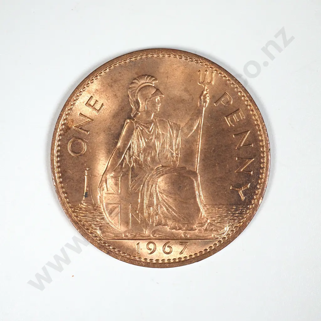 Six UNC UK Pennies  Image 1++