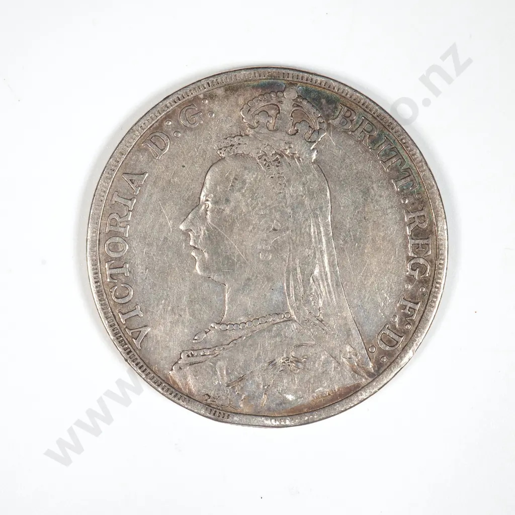 1892 United Kingdom Silver Crown  Image 1++