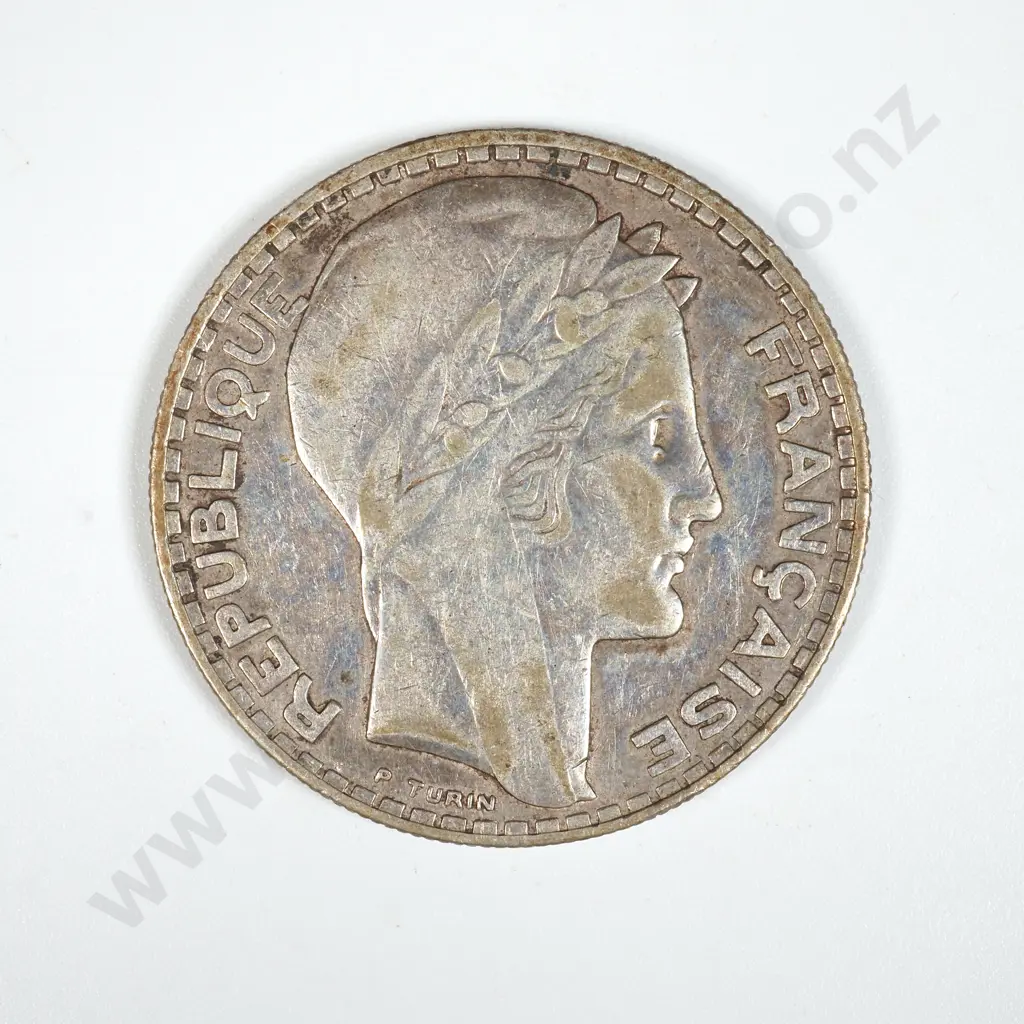 1933 France 20 Francs 20 Grams .68 Silver  Image 1++