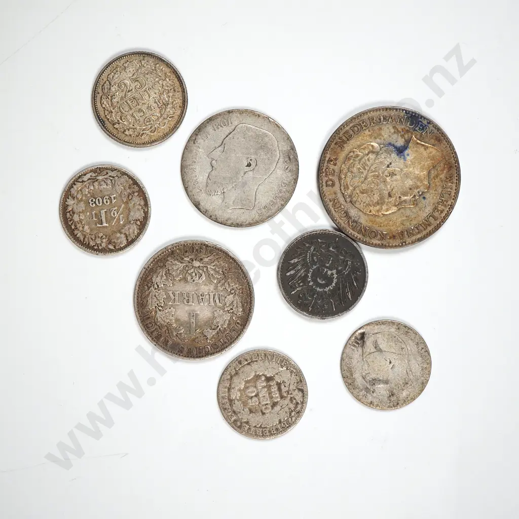 Assorted European Silver Coinage - 33 Grams Image 1++