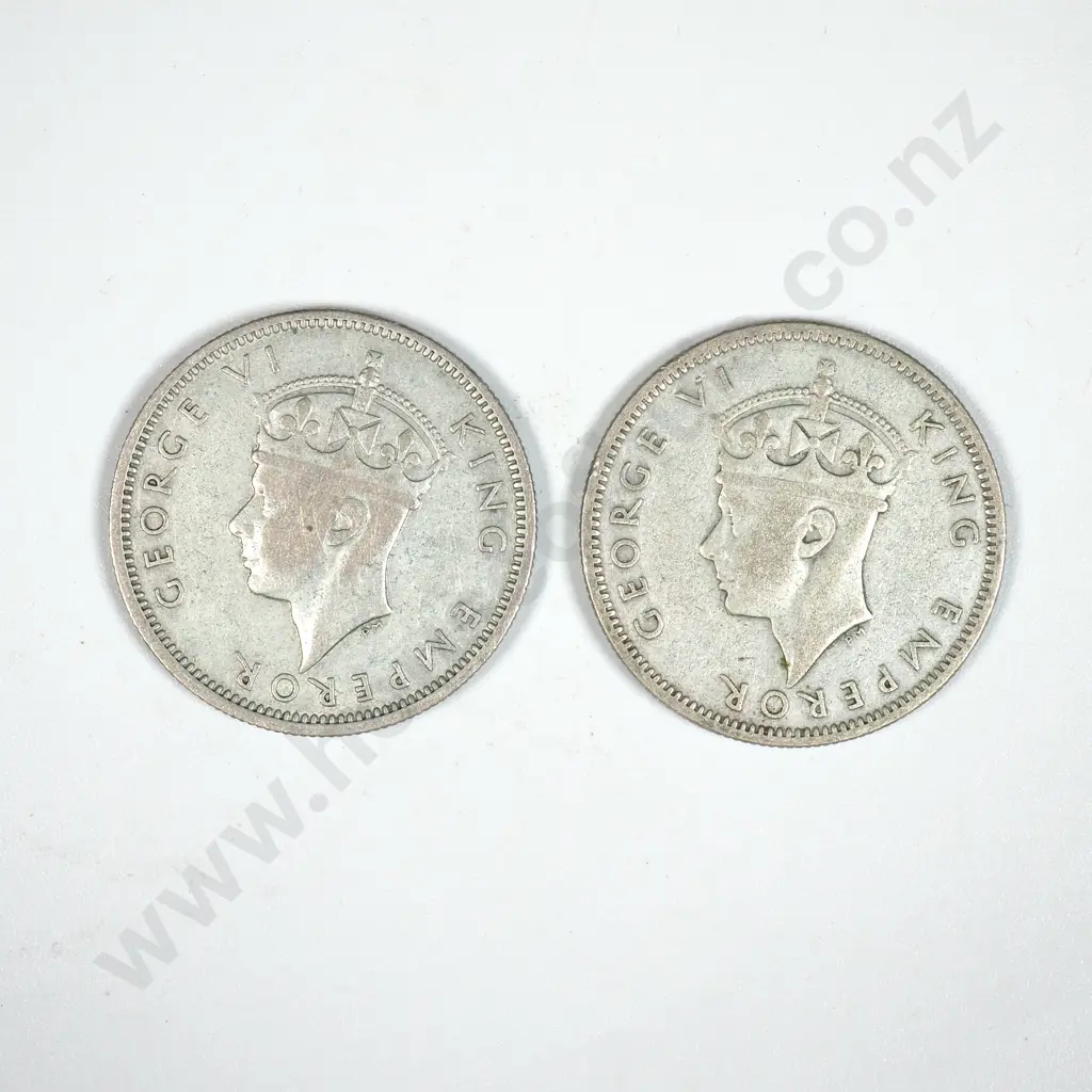 Two Fiji Shillings 1938/1941 Image 1++