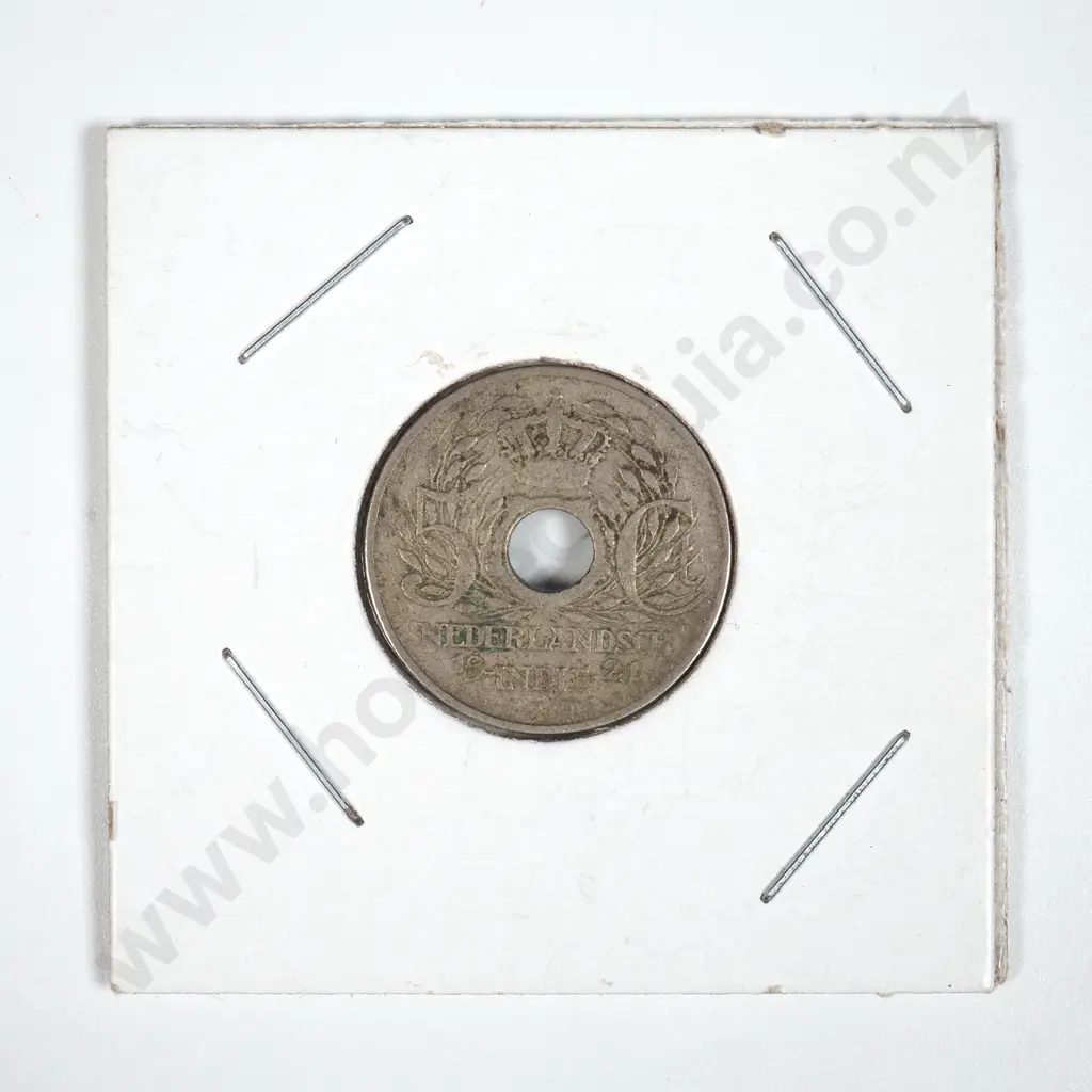 1921 Netherlands East Indies 5 Cent Coin  Image 1++