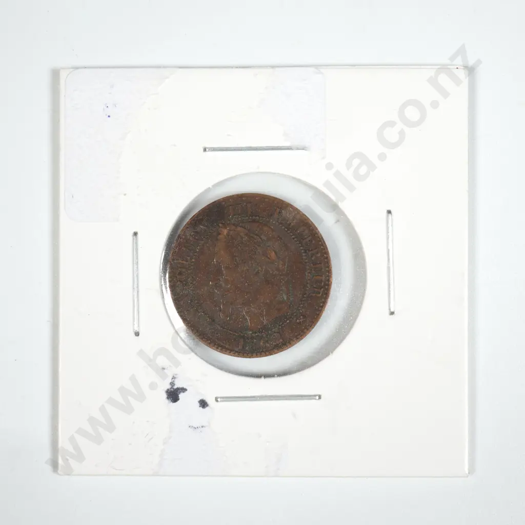 1862 France Two Centimes  Image 1++