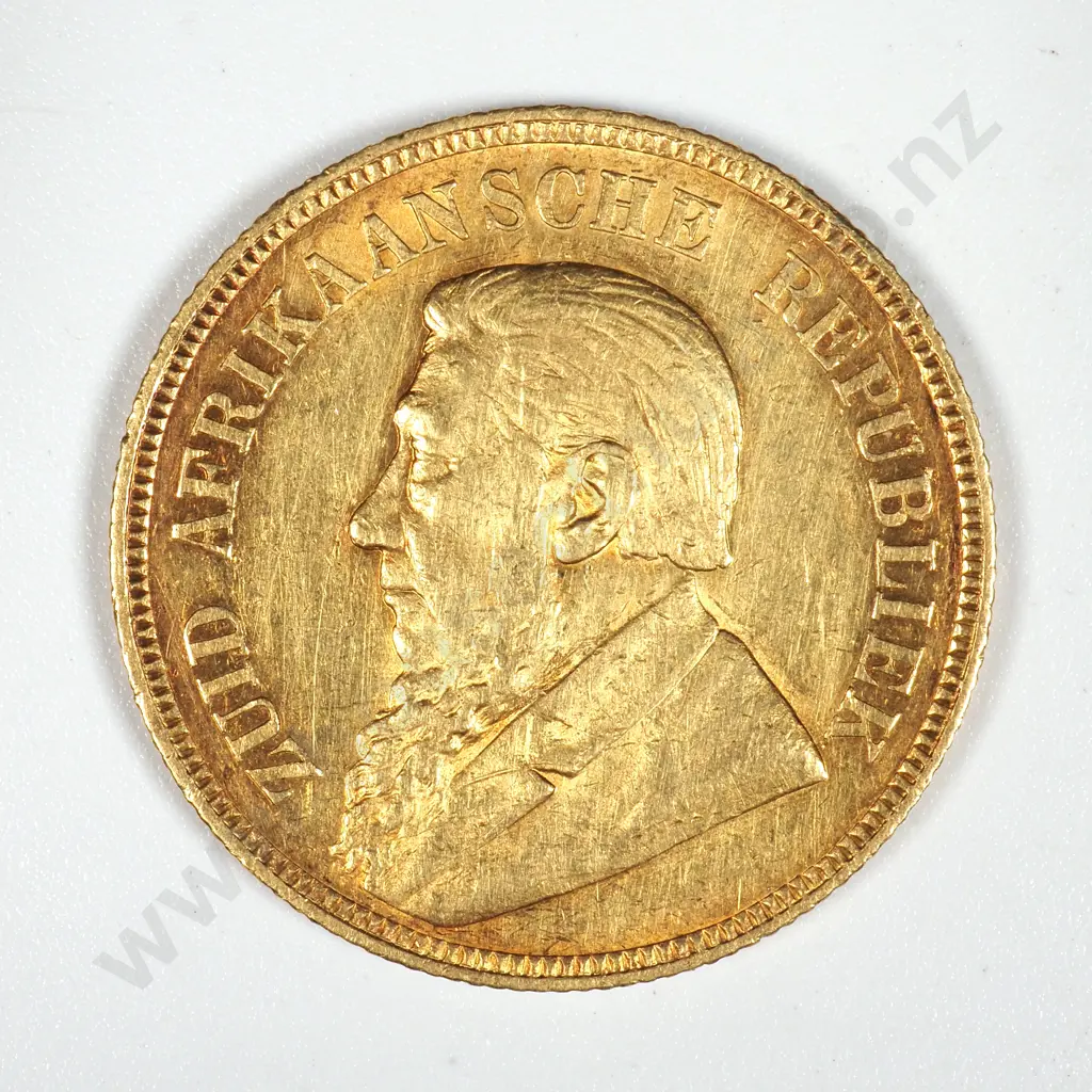 1894 South Africa One Pond 22ct Gold Coin  Image 1++