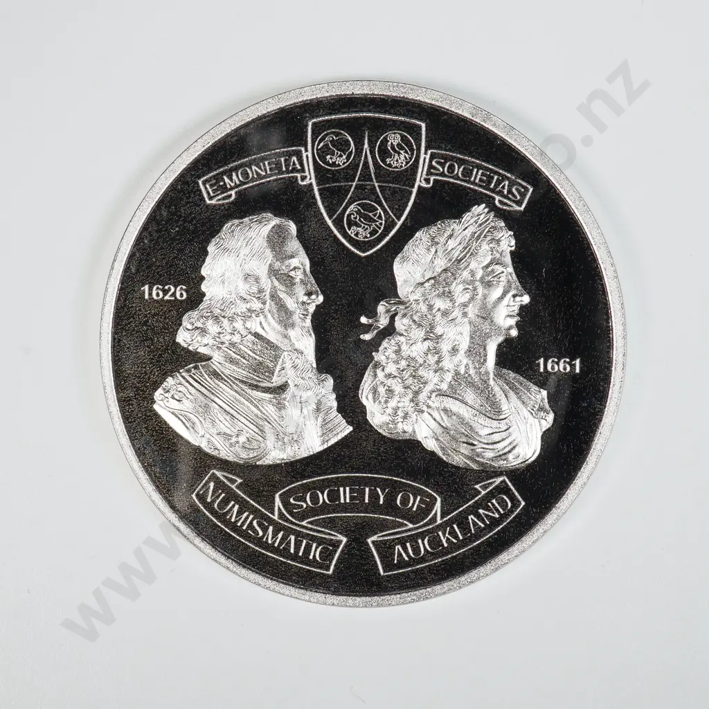 Four King Charles III Coronation Medals for the Numismatic Society of Auckland  Image 1++