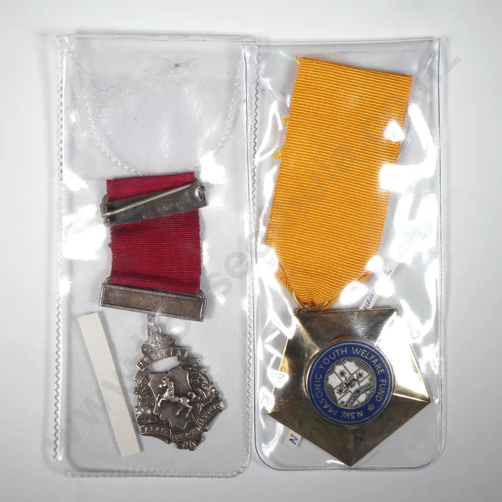 Two Sterling Silver Medals  Image 1++